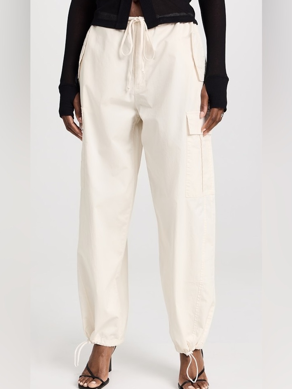 NWT Good American Parachute Cargo Pants